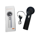 Ventilatore portatile ad alta velocità da 1200 mAh con 100 velocità, senza pale, mini ventilatore digitale, piccolo ventilatore, 1200mAh