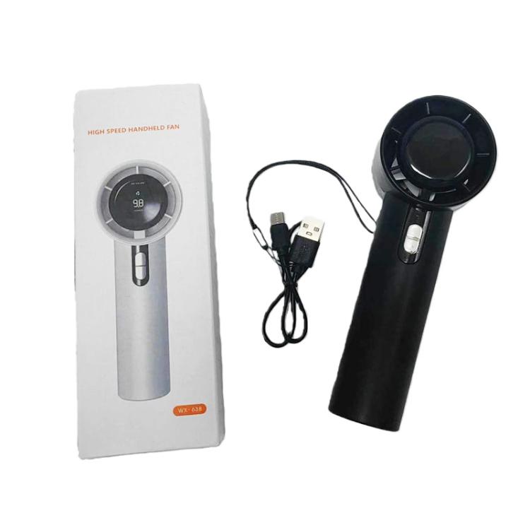 Ventilatore portatile ad alta velocità da 1200 mAh con 100 velocità, senza pale, mini ventilatore digitale, piccolo ventilatore, 1200mAh