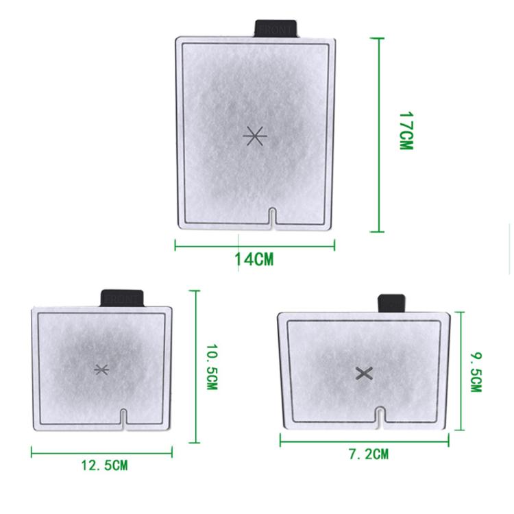 Confezione da 3 filtri di ricambio a carbone attivo per filtri esterni per acquario Aqueon QuietFlow, L, M, S