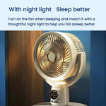 Ventilatore per la circolazione dell'aria, turbo, con convezione, ventilatore a piantana, telecomando, timer, ventilatore da pavimento, USB Plug, Rechargeable