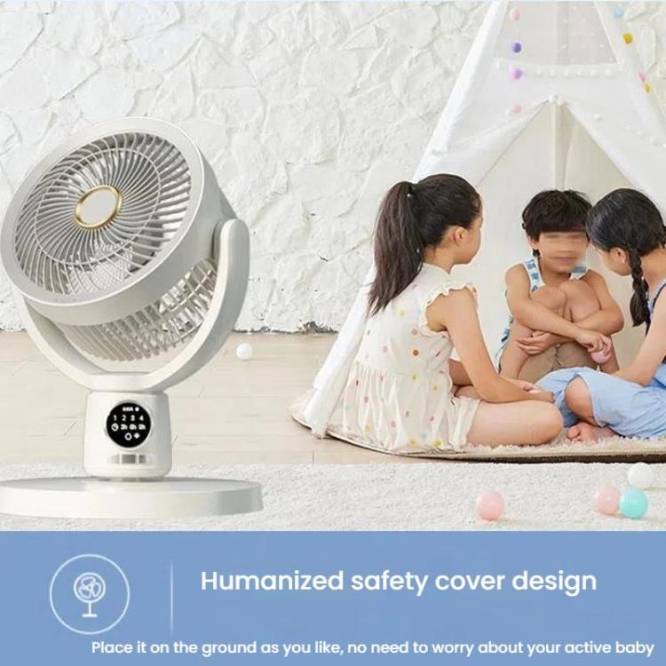 Ventilatore per la circolazione dell'aria, turbo, con convezione, ventilatore a piantana, telecomando, timer, ventilatore da pavimento, USB Plug, Rechargeable