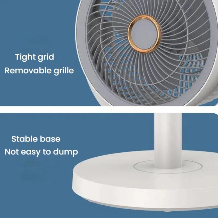Ventilatore per la circolazione dell'aria, turbo, con convezione, ventilatore a piantana, telecomando, timer, ventilatore da pavimento, USB Plug, Rechargeable