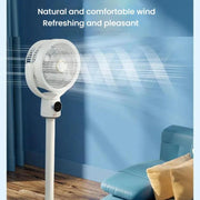 Ventilatore per la circolazione dell'aria, turbo, con convezione, ventilatore a piantana, telecomando, timer, ventilatore da pavimento, USB Plug, Rechargeable