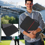 16-Inch Laptop Bag Sun Shade Foldable Anti-Glare Privacy Screen Cover for Outdoor Use