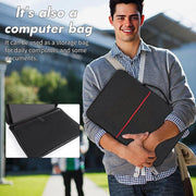 16-Inch Laptop Bag Sun Shade Foldable Anti-Glare Privacy Screen Cover for Outdoor Use