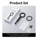 Supporto magnetico smartphone compatibile con fasce e clip