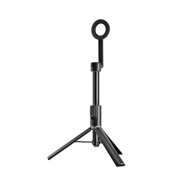 TELESIN Asta per selfie magnetica da 1,3 m, treppiede e supporto per telefono per vlog e live streaming all'aperto con telecomando Bluetooth.