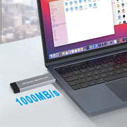 10Gbps USB3.1 Gen2 NVMe Hard Drive Enclosure With Direct Plug USB + Type-C Dual Interface, M.2 NVMe, 2230/2242 NVMe, NVMe / SATA M.2