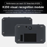 Modulo di visione Yahboom K230, edizione standard, sensore per fotocamera con riconoscimento facciale CanMV, Separate K230, Fixed Bracket Set, Angle Adjustable Bracket Set, Heightened Angle Adjustable Bracket Set, 2DOF Electric PTZ Set