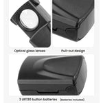 Lente ingrandimento 30X telescopica con LED e corpo ABS