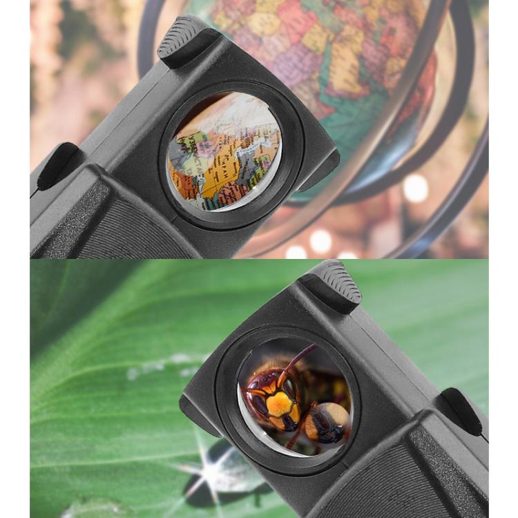Lente ingrandimento 30X telescopica con LED e corpo ABS