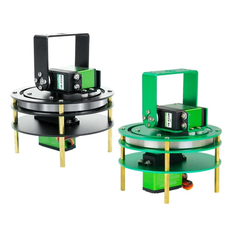 Piattaforma elettrica per robot auto, Yahboom 1DOF  Green, Yahboom 1DOF With Servo Green, Yahboom 2DOF Green, Yahboom 2DOF With Servo Green, Yahboom 1DOF Black, Yahboom 1DOF With Servo  Black, Yahboom 2DOF  Black, Yahboom 2DOF With Servo Black