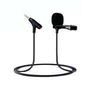 Microfono lavalier TRRS 3,5 mm con clip e jack cuffie