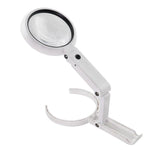 Lente d'ingrandimento portatile 10X con 8 LED 90mm
