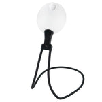 Lente d'ingrandimento da tavolo 5x/10x con collo flessibile
