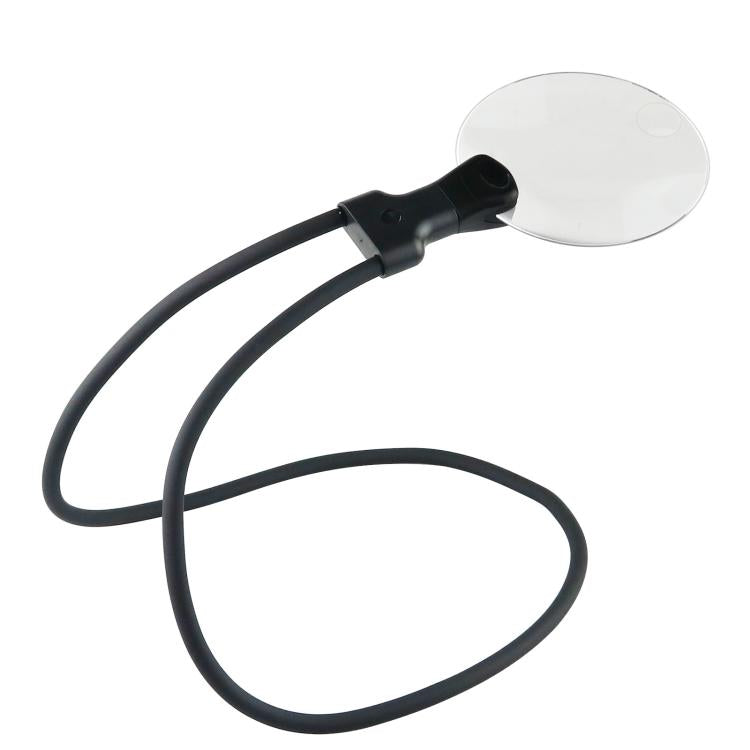 Lente d'ingrandimento da tavolo 5x/10x con collo flessibile