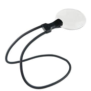 5/10X Multi-Function Desktop Magnifying Glass HD Jewelry Carving Repair Workbench Magnifying Glass, 5/10X Hanging (Black)
