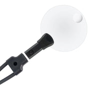 5/10X Multi-Function Desktop Magnifying Glass HD Jewelry Carving Repair Workbench Magnifying Glass, 5/10X Hanging (Black)
