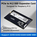 Scheda espansione PCIe a M.2 per Raspberry Pi 5 con SSD 256GB
