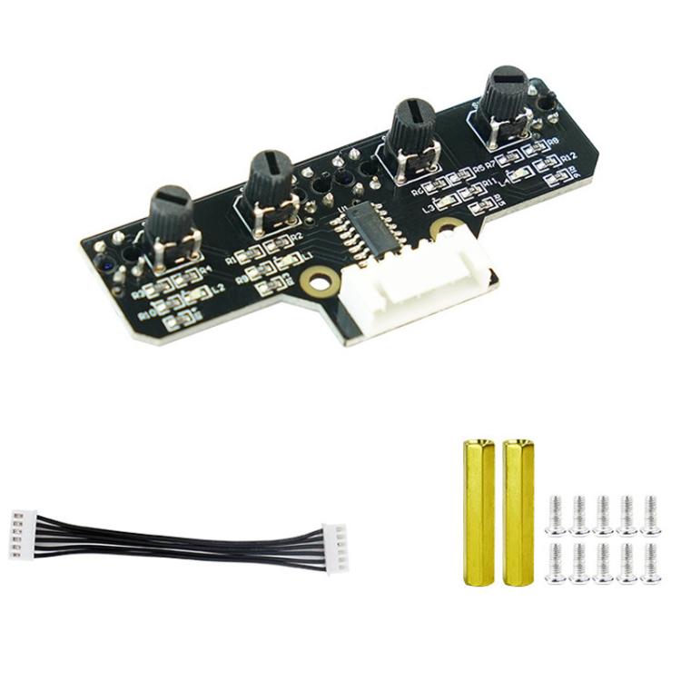 Modulo sensore tracciamento infrarossi 4 canali Yahboom