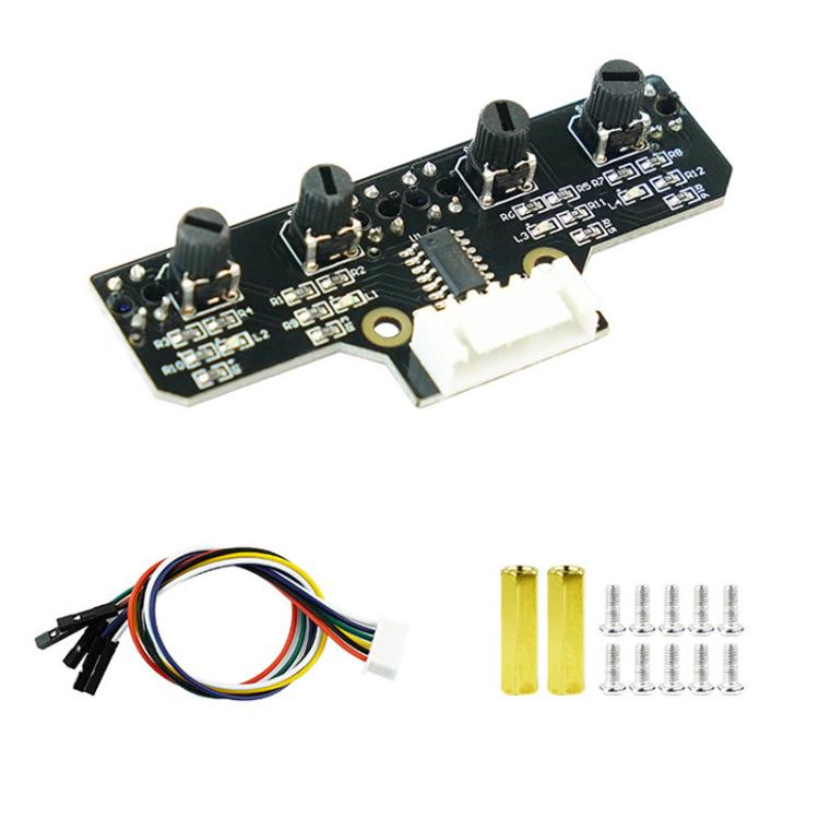 Modulo sensore tracciamento infrarossi 4 canali Yahboom