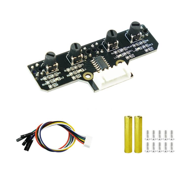 Modulo sensore tracciamento infrarossi 4 canali Yahboom