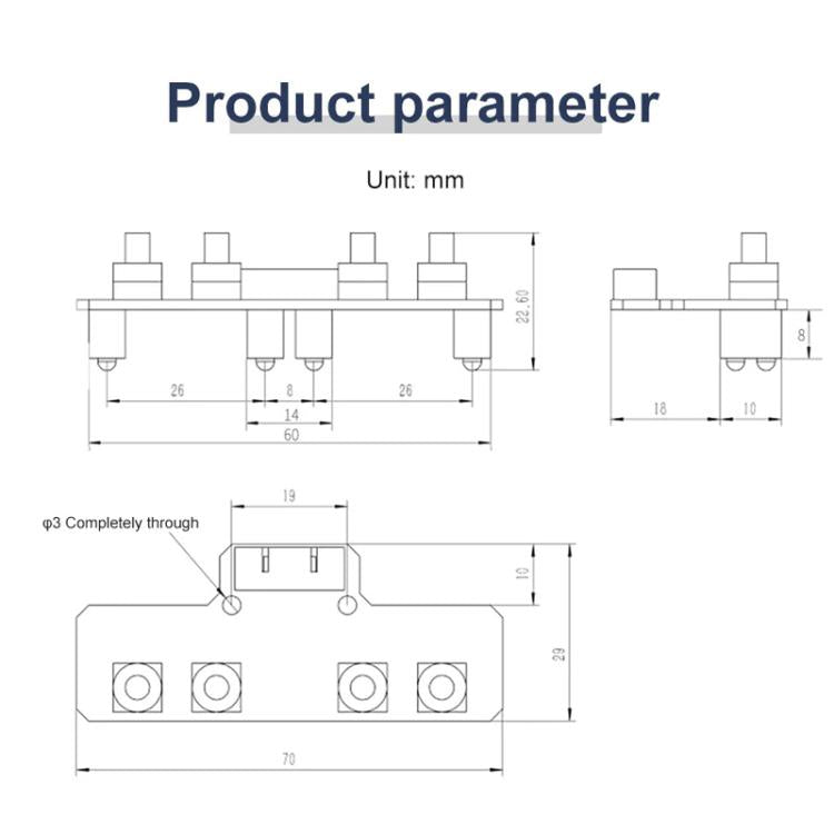 Modulo sensore tracciamento infrarossi 4 canali Yahboom