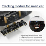 Modulo sensore tracciamento infrarossi 4 canali Yahboom