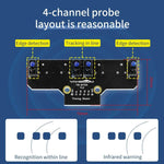 Modulo sensore tracciamento infrarossi 4 canali Yahboom