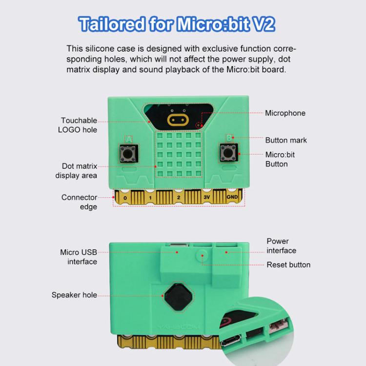 Custodia in silicone per scheda Micro:bit V1.5 e V2