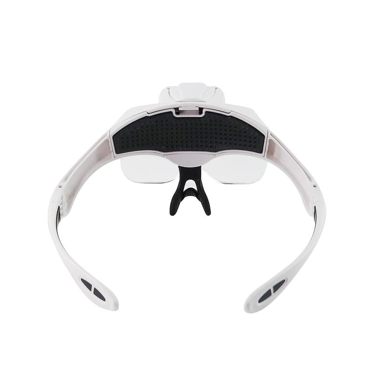 Lente d'ingrandimento da testa con luce LED e ricarica USB