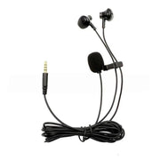 Microfono lavalier TRRS 3,5 mm con auricolare stereo