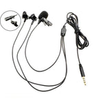 Microfono lavalier TRRS 3,5 mm con auricolare stereo