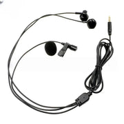 Microfono lavalier TRRS 3,5 mm con auricolare stereo