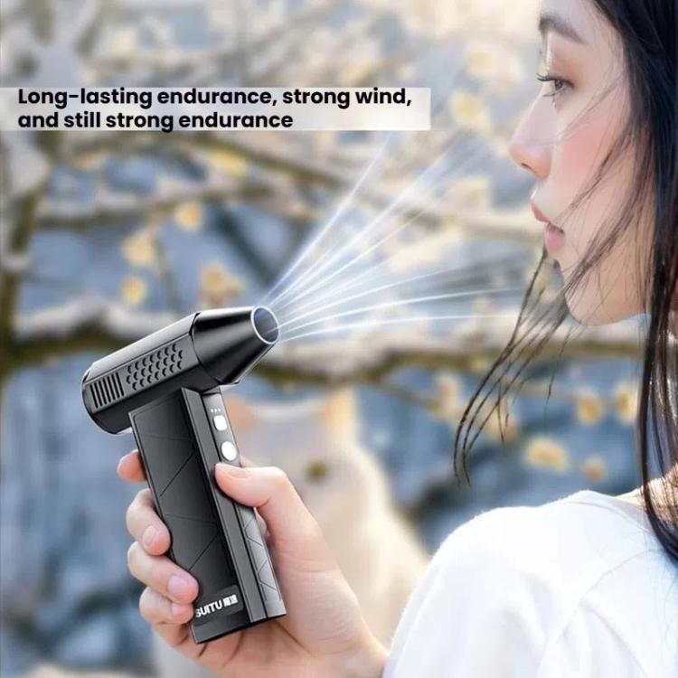 SUITU ST-8113 Ventilatore a turbina per esterni, soffiatore per polvere ad ioni di litio per uso domestico, asciugacapelli portatile, Blower Gray, Blower Black, Blower+Vacuum Cleaner Gray, Blower+Vacuum Cleaner Black