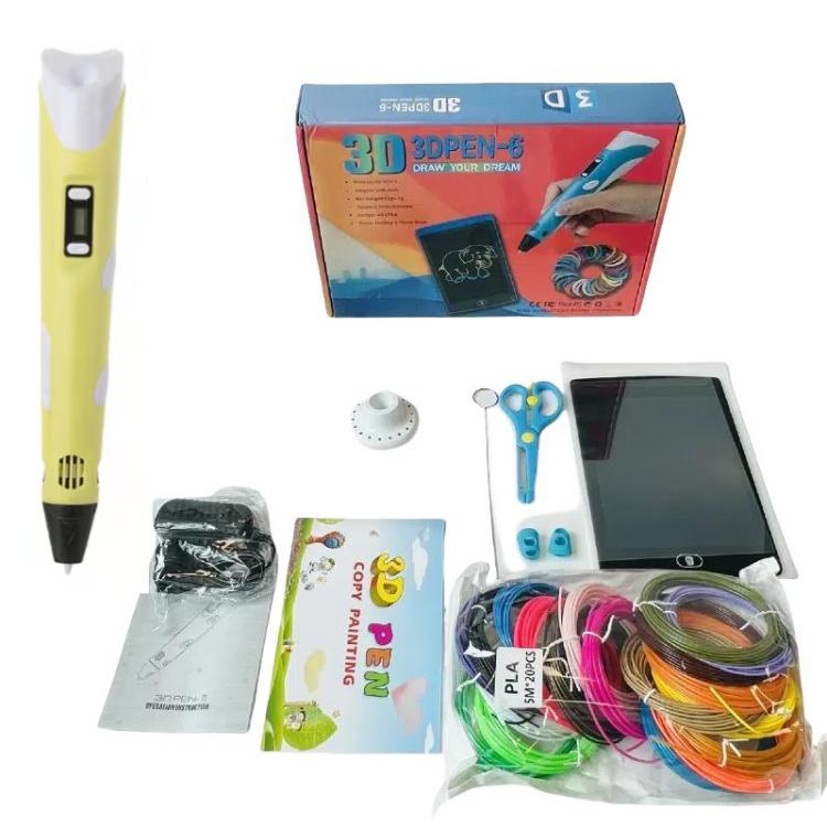 Penna per stampa 3D con kit accessori e filamenti PLA