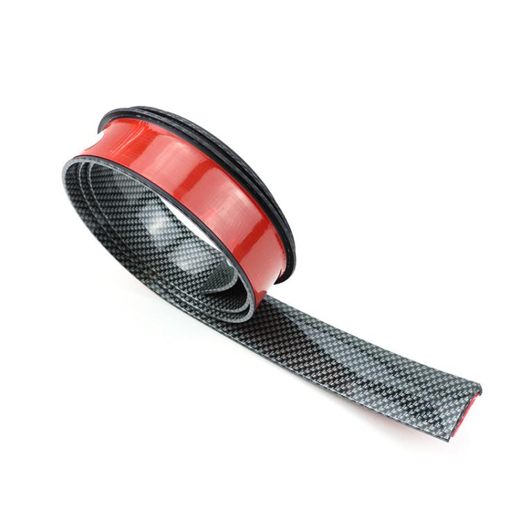 Striscia protettiva autoadesiva antigraffio per passaruota auto, per bordi portiere, lunghezza 1,5 m, 4.5cm Wide Black, 4.5cm Wide Carbon Fiber, 3.5cm Wide Black, 3.5cm Wide Carbon Fiber
