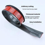 Striscia protettiva autoadesiva antigraffio per passaruota auto, per bordi portiere, lunghezza 1,5 m, 4.5cm Wide Black, 4.5cm Wide Carbon Fiber, 3.5cm Wide Black, 3.5cm Wide Carbon Fiber