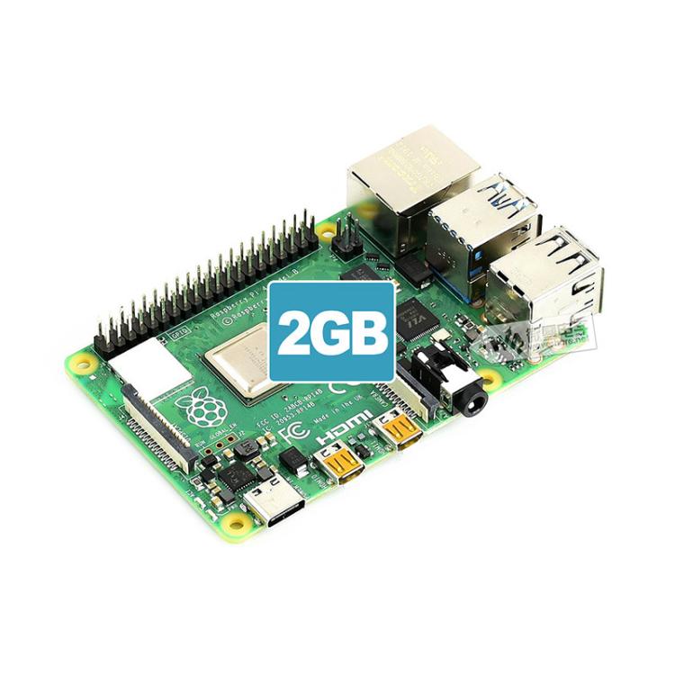 BCM2711B0 Processore quad-core a 64 bit 4K con doppia uscita mini HDMI per progetti fai-da-te, IoT e sviluppo Python, Waveshare For Raspberry Pi 4 Model B 2GB, Waveshare For Raspberry Pi 4 Model 4GB, Waveshare For Raspberry Pi 4 Model B 8GB