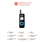 HELIDA T-M1 Walkie Talkie portatile ricaricabile 22 canali