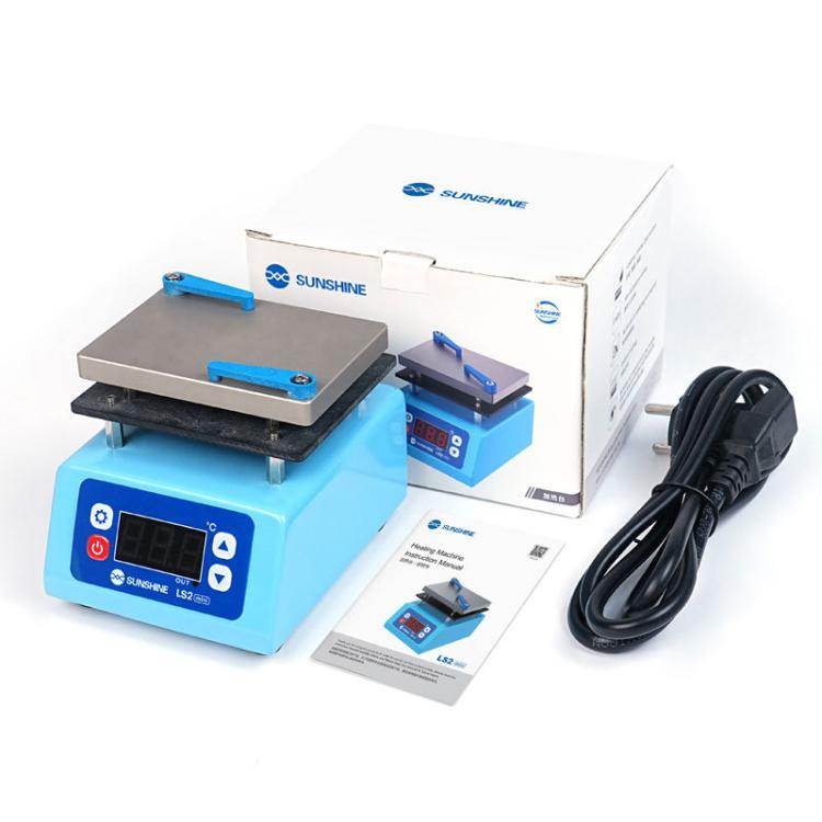 Riparazione di telefoni cellulari, tavolo riscaldante per schede madri non standard, supporti per incollaggio a strati, stagnatura, sgommatura, spina UE, LS2 MINI