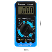 High-Precision Digital Multimeter For Measuring Current Voltage Portable Repair Electrician Meter With Burn Protection, DT-9205E