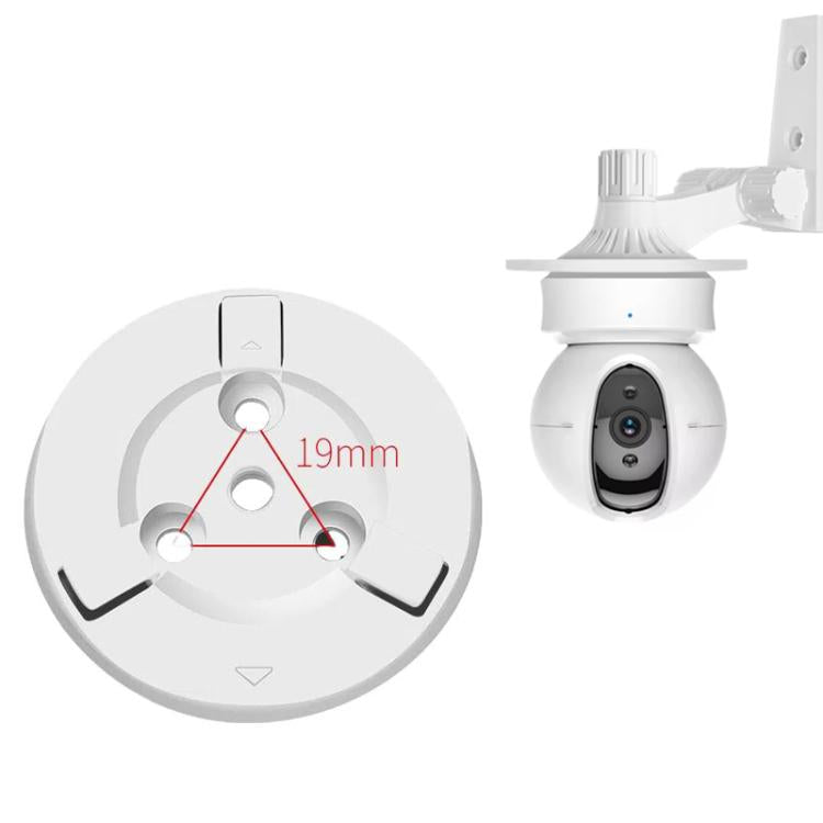 Confezione da 5 pezzi di staffe di montaggio rotonde da 54 mm per telecamere di sicurezza EZVIZ., White