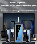Microfono wireless mini per smartphone con riduzione rumore