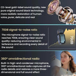 Microfono wireless doppio con clip e ricarica Type-C