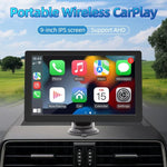 Autoradio universale con schermo, lettore MP5 HD e monitor per la retromarcia con telecamera posteriore., With Rear View Camera