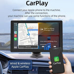 Autoradio universale con schermo, lettore MP5 HD e monitor per la retromarcia con telecamera posteriore., With Rear View Camera