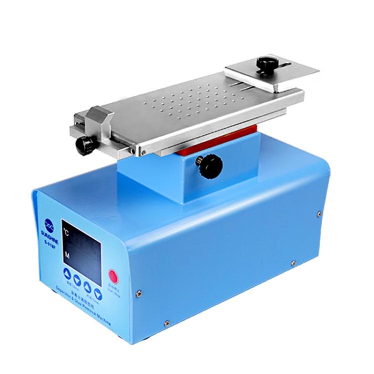 Tavolo riscaldante per la rimozione dello schermo di cellulari con rotazione a 360 gradi e schermo curvo, spina europea., S-918F