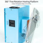 Tavolo riscaldante per la rimozione dello schermo di cellulari con rotazione a 360 gradi e schermo curvo, spina europea., S-918F