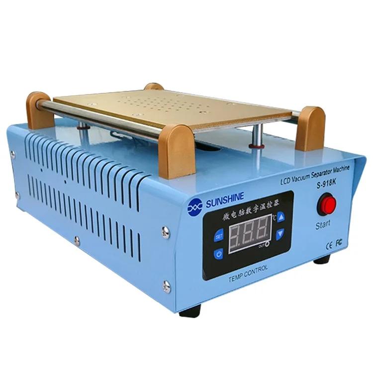 Riscaldatore per riparazione schermo LCD da 8,5 pollici per banco da lavoro, separatore termico per schermo, spina UE, S-918K